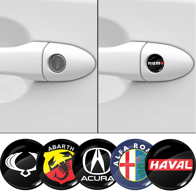 

4/10pcs Personalized Car Emblem Round Car Sticker for Opel Astra H G J Insignia Mokka Zafira Corsa Vectra C D Car Accessories