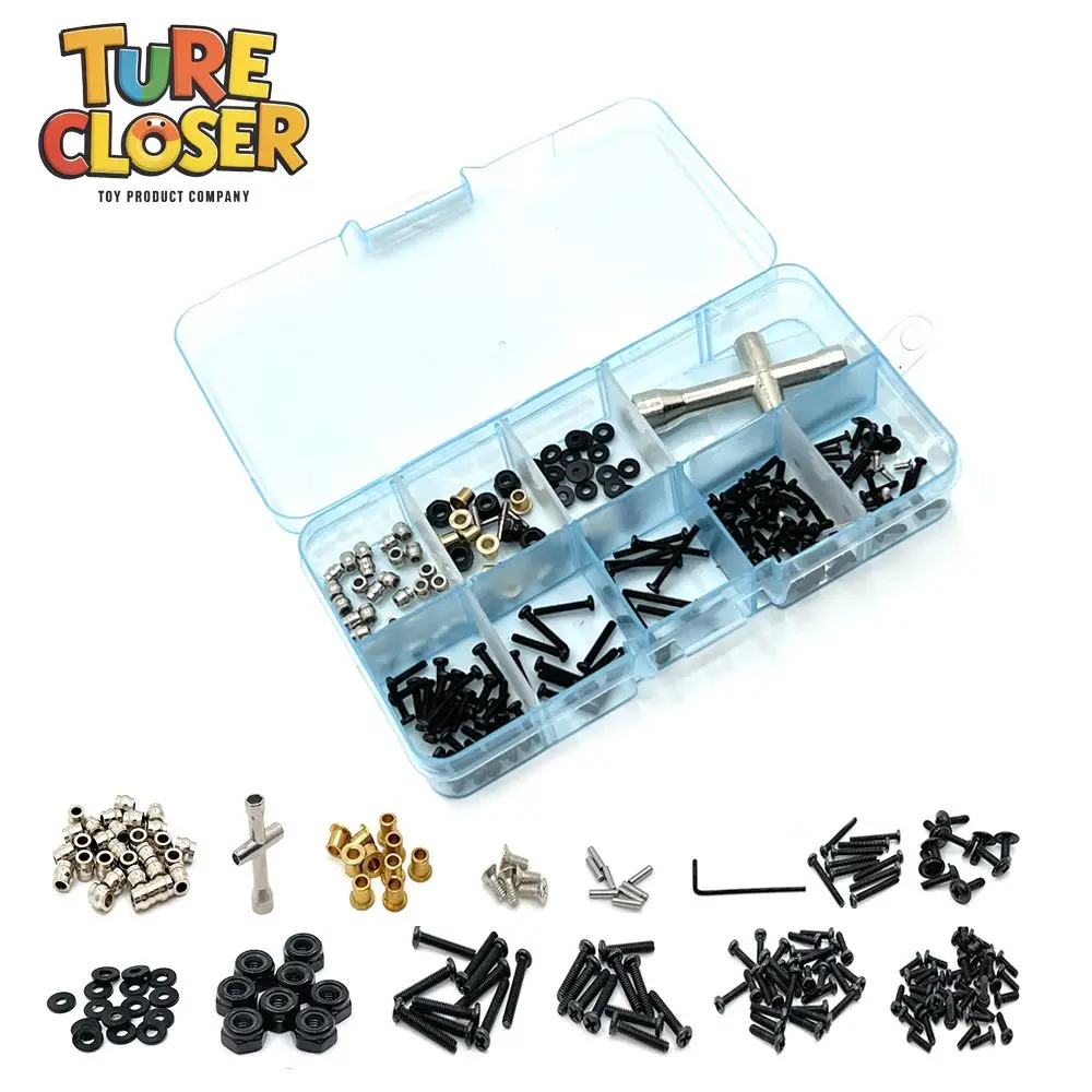 1 шт. стальной комплект винтов 1/18 коробка для FMS FCX18 радиоуправляемая