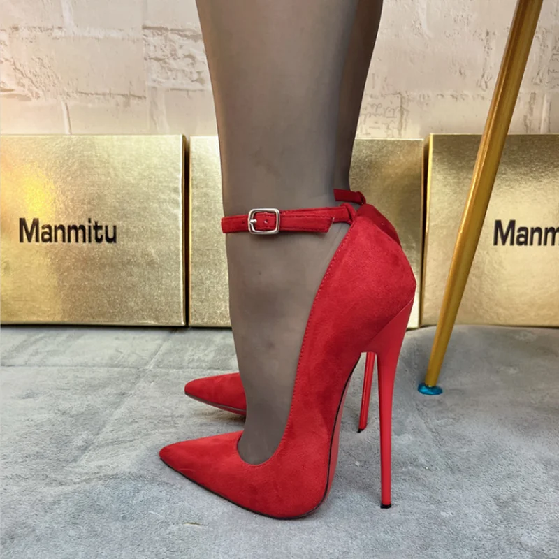 Женские туфли-лодочки CACA на высоком каблуке 16 см кашемировые пикантные Клубные