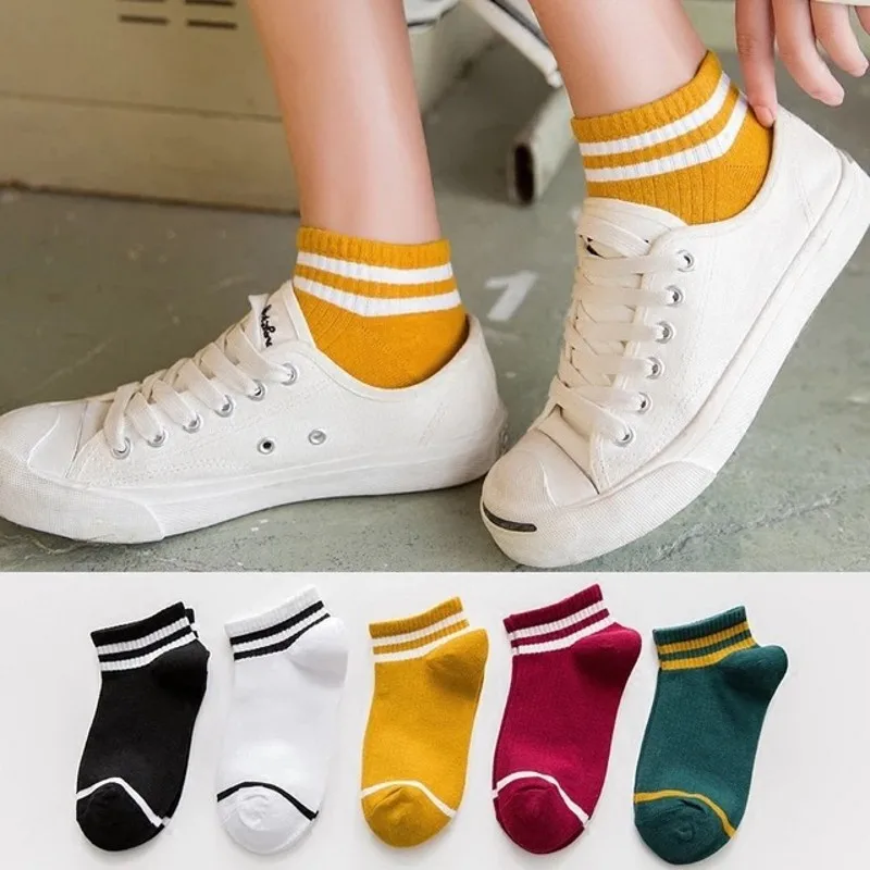 5 пар, разноцветные женские носки