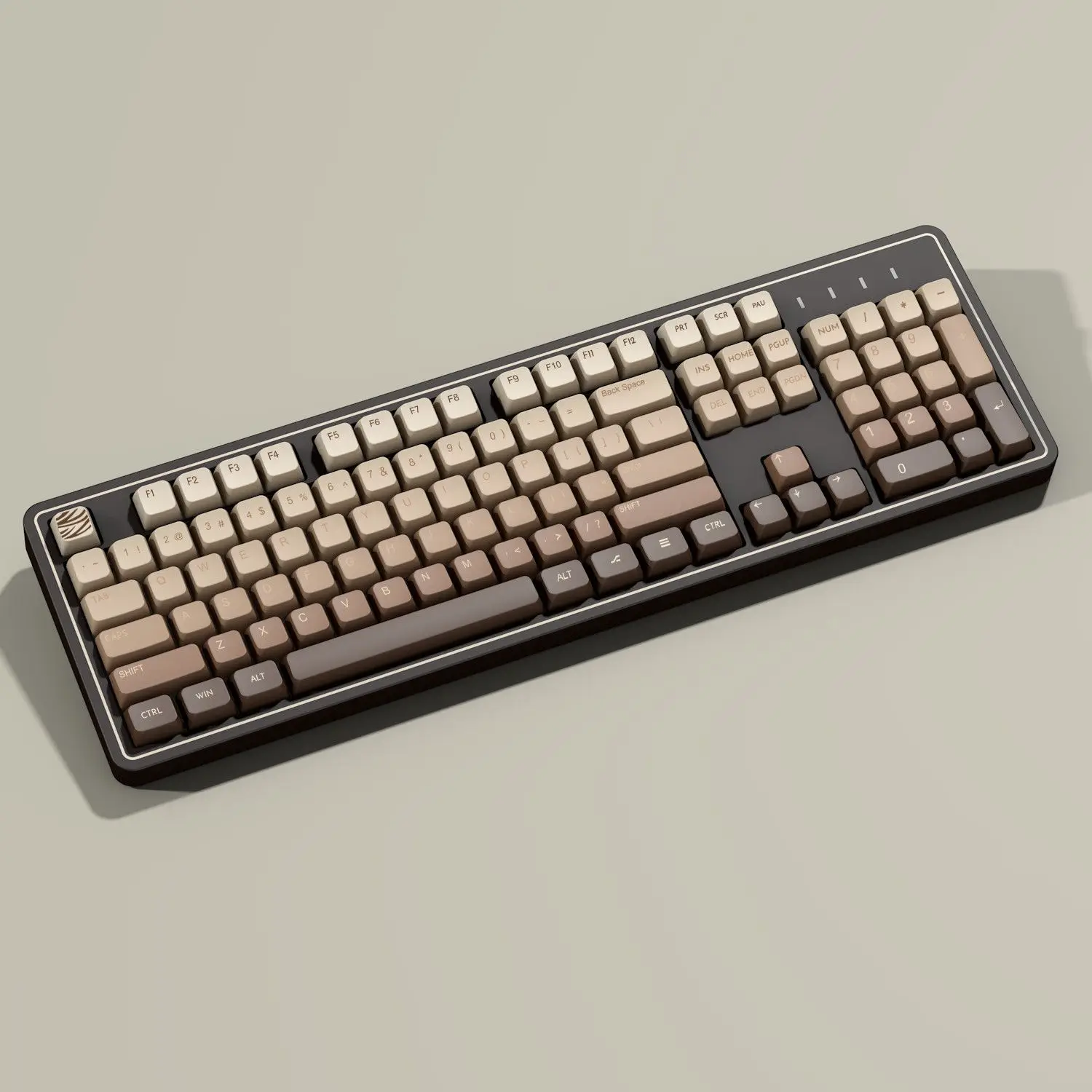 Высококачественная колпачок для клавиатуры с постепенным изменением цвета MDA, высокосублимационная PBT, индивидуальный поперечный вал, механическая клавиатура, полный комплект для девочек (art.: 3920cd115d752) - 3920cd115d752