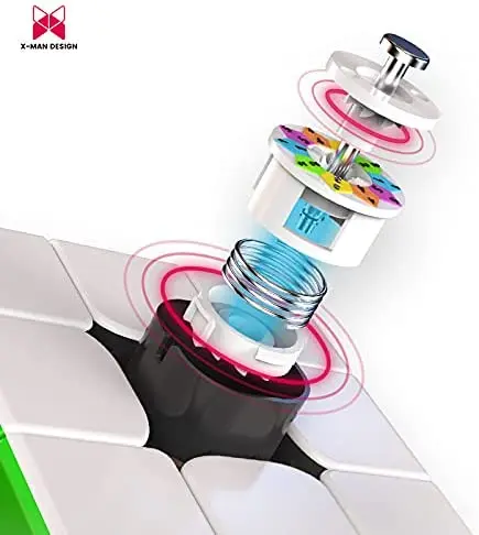 Купить [ECube] Qiyi X-Man Tornado V2 3x3 без наклеек Профессиональный скоростной магический куб для соревнований 3x3x3 куб головоломка развивающая игрушка