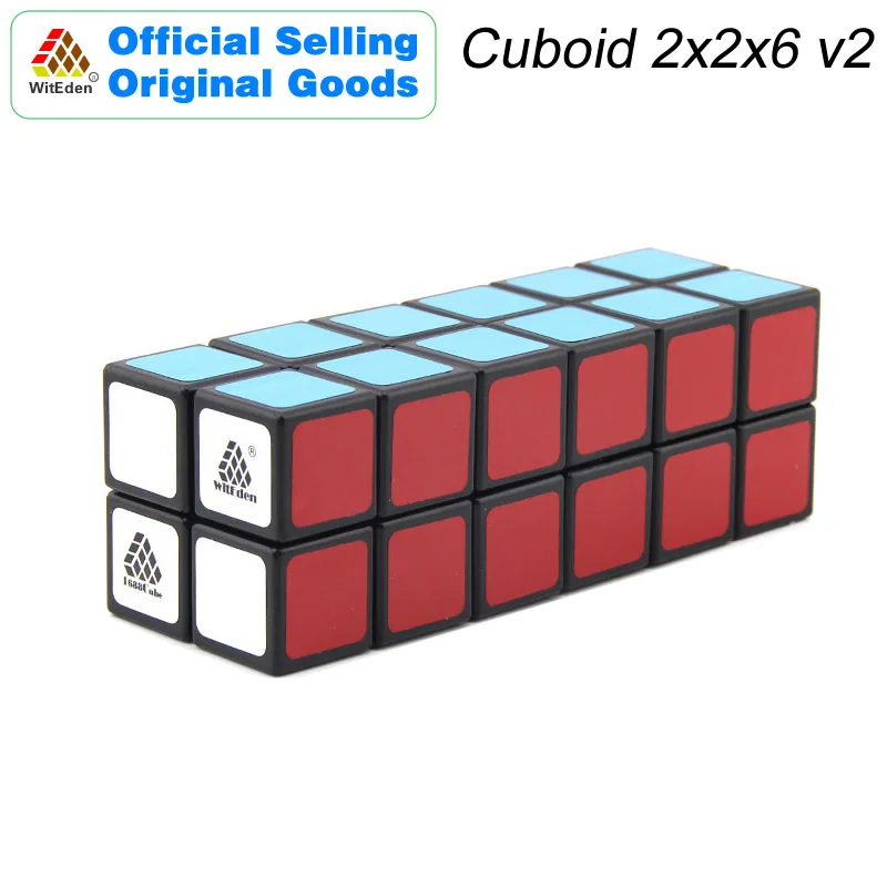 WitEden 2x2x6 Cuboid Magic Cube v2 1C 226 Cubo Magico Professional Speed Neo Cube Puzzle Kostka Antistress Toys For Boy