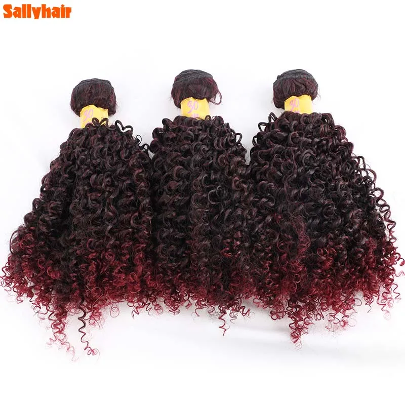 

Короткие вьющиеся натуральные волосы, искусственные бразильские волосы, волнистые 3 искусственных/10 дюймов, вьющиеся волосы для наращивания волос для женщин