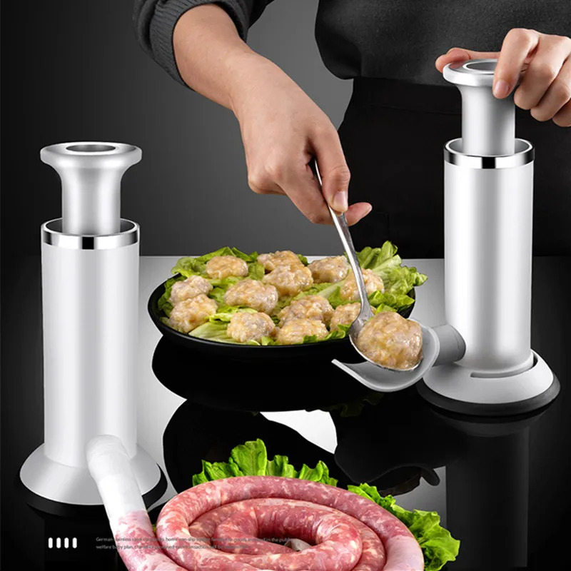 Машинка для приготовления колбасок 1 комплект машинка домашних фрикаделек