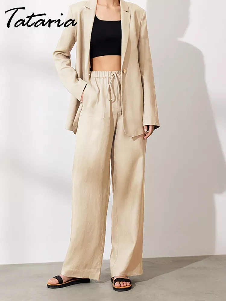 

Women Cotton Linen Pants White Mid Waisted Loose Wide Leg Pant Summer Baggy 4XL 5XL Thin Soft for Girls Pants Female Trousers