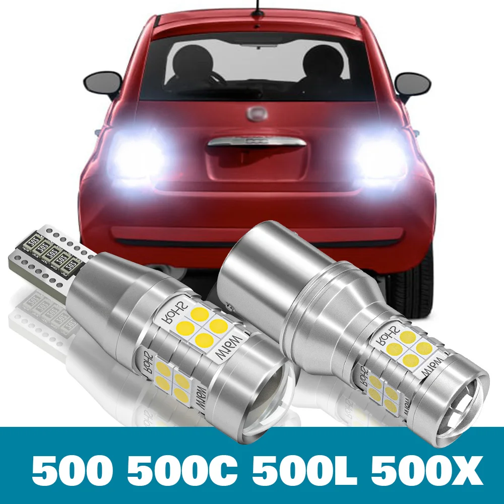 

2pcs LED Reverse Light For Fiat 500 500C 500L 500X Accessories 2007-2018 2011 2012 2013 2014 2015 2016 2017 Backup Back up Lamp