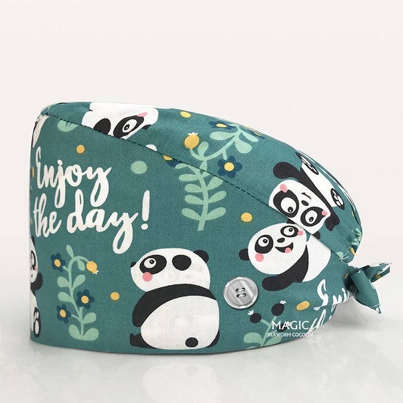 Новая креативная шапка с мультяшным рисунком хирургическая медицинская