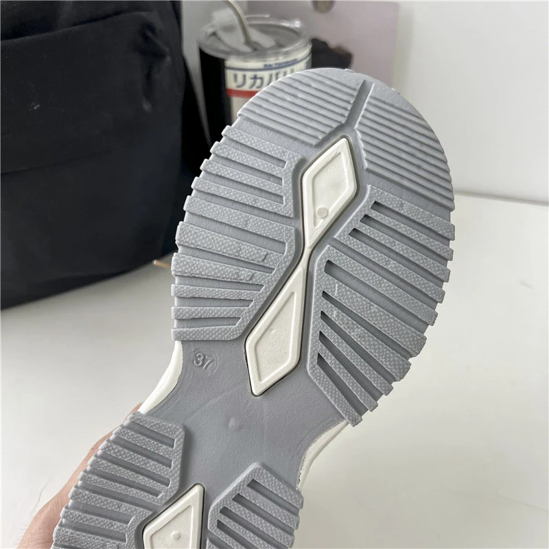 Fujeak Comfortable Sneakers for Women Size Large Non-slip Breathable Running Shoes Heightened Casual Shoes Trendy Female Shoes