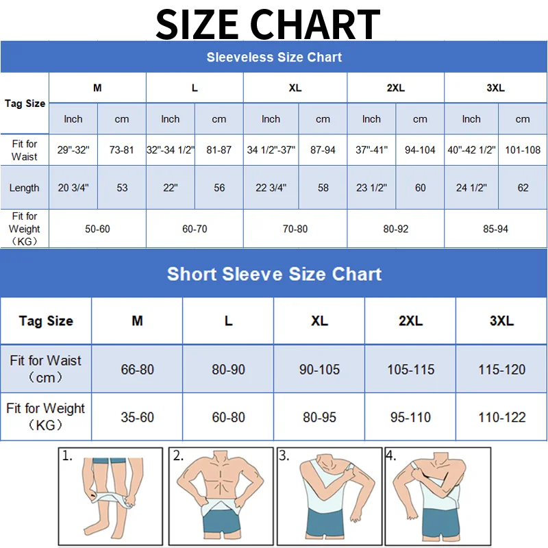 Men's Compression Shirt Undershirt Slimming Tank Top Workout Vest Abs Abdomen Slim Body Shaper Waist Trainer Shapewear Underwear