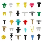 50100 шт. автомобильные клипсы, автомобильные крепления, Случайные Смешанные автомобильные клипсы для бампера, фиксаторы, автомобильные крепежные заклепки, подкладка двери, автомобильные аксессуары