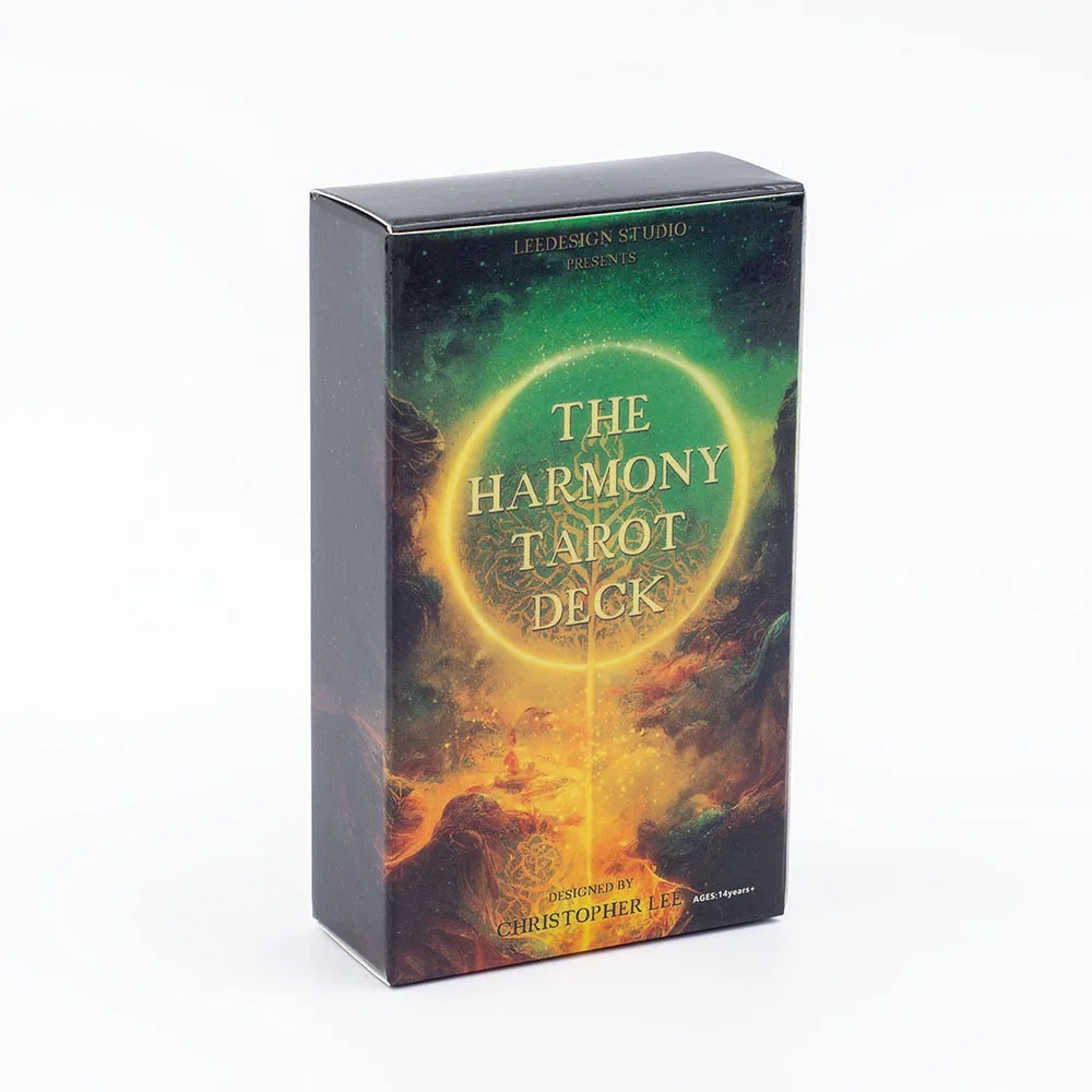 2024 Новый Стиль Harmony Tarot Deck English Vision 78 Карт Oracle Fortune Telling Game Lucky Art Настольная Игра Для