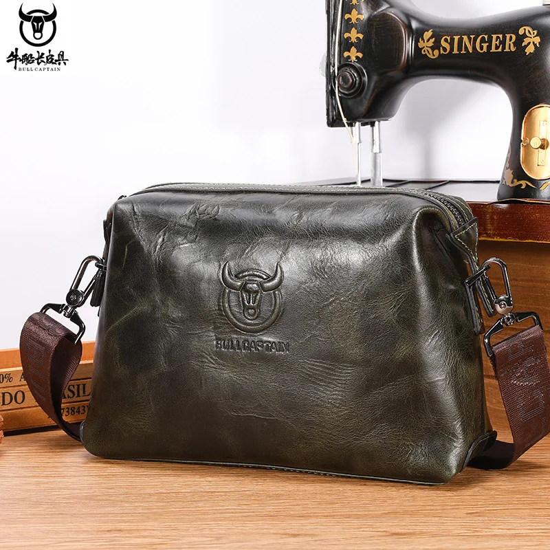 

Сумка кросс-боди мужская из натуральной воловьей кожи, на одно плечо