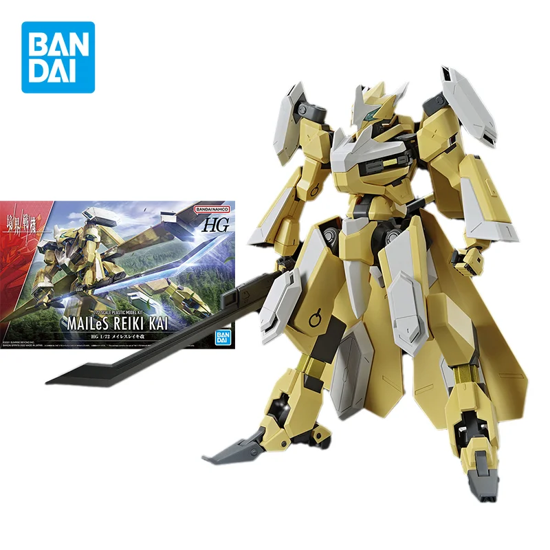 

Bandai Original GUNDAM Anime HG 1/72 MAILes REIKI KAI Action Figure Assembly Model Toys Collectible Model Gifts for Children