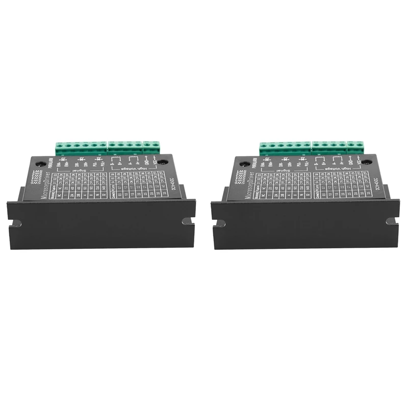 

2X Драйвер шагового двигателя Nema 23 Nema 34 42/57/86 Nema 17 4.5A 40 в 1-осевой шаговый двигатель ЧПУ гравировальный станок