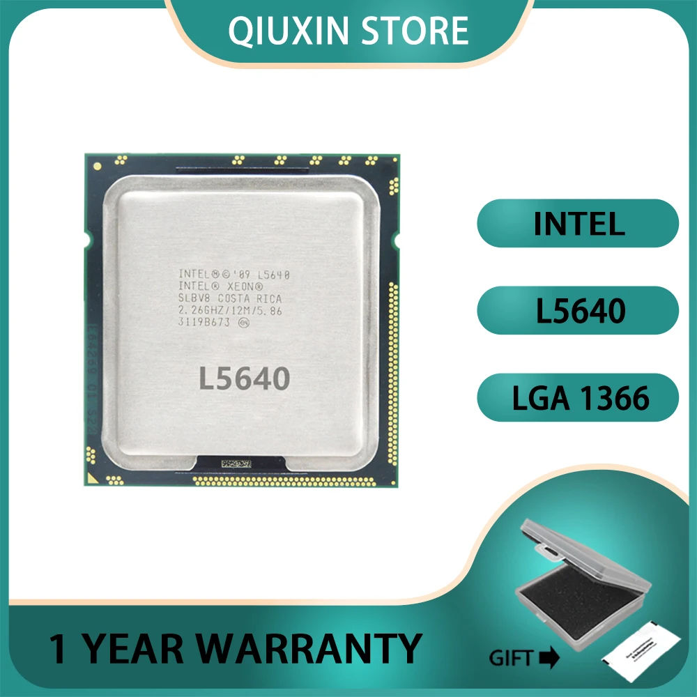 

Процессор Intel Xeon L5640 2,26 ГГц 12 МБ 5,86 ГТ/с SLBV8 серверный LGA 1366