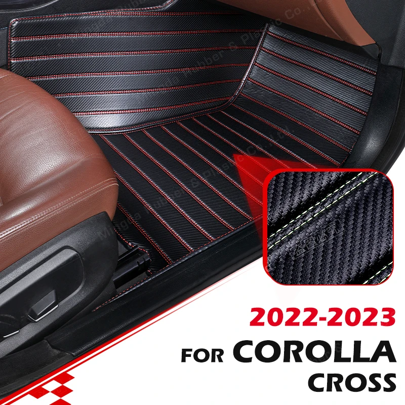 

Коврики из углеродного волокна для Toyota Corolla Cross 2022, 2023 футов