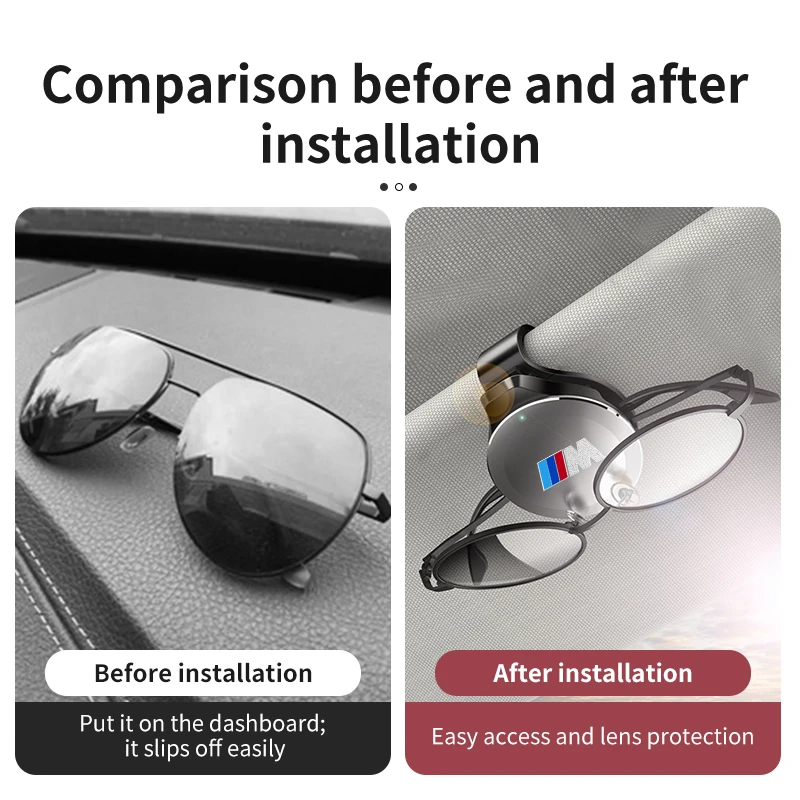 Автомобильный зажим для очков Солнцезащитный козырек держатель солнцезащитных