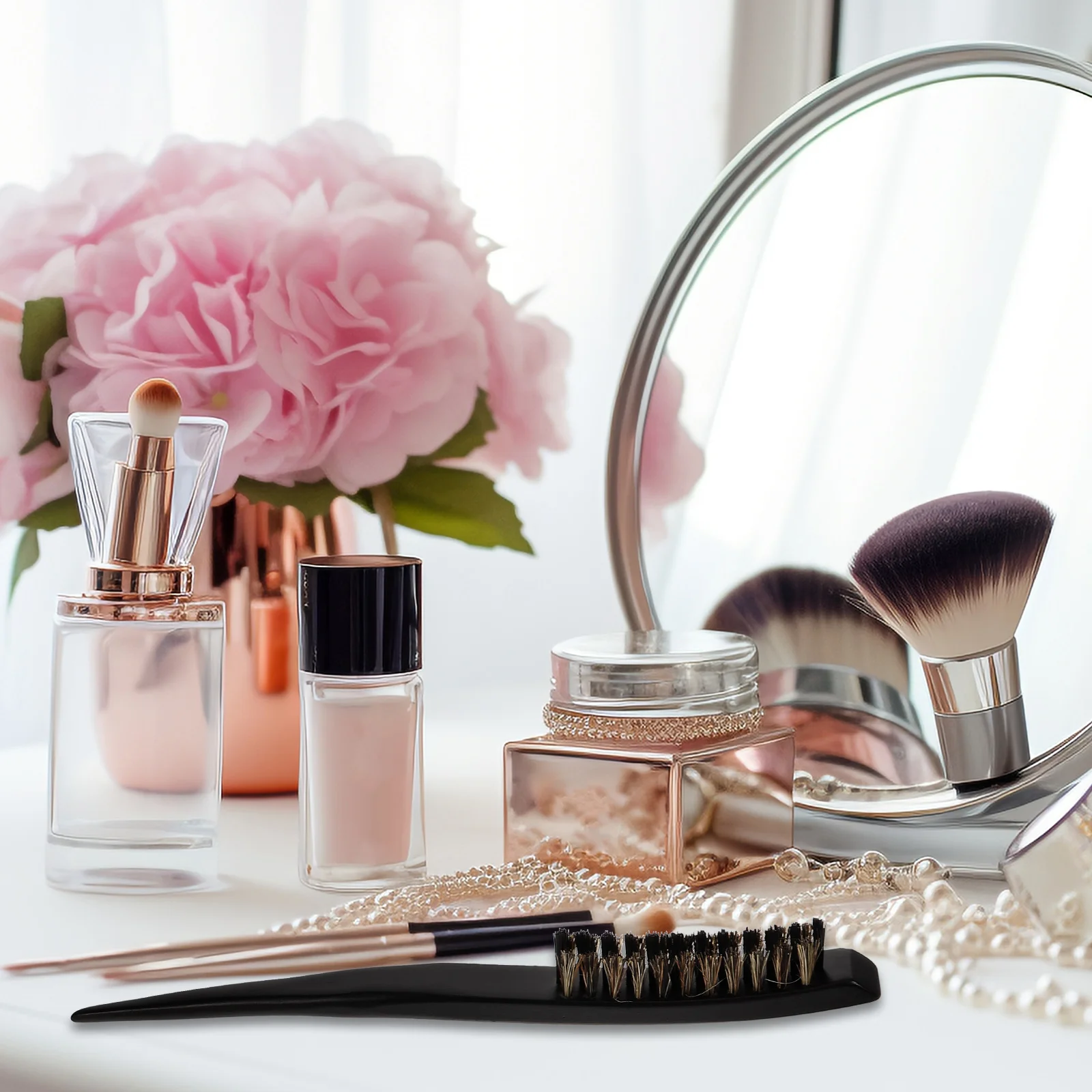 Деревянная ручка из щетины кабана трехрядная расческа с заостренным хвостом