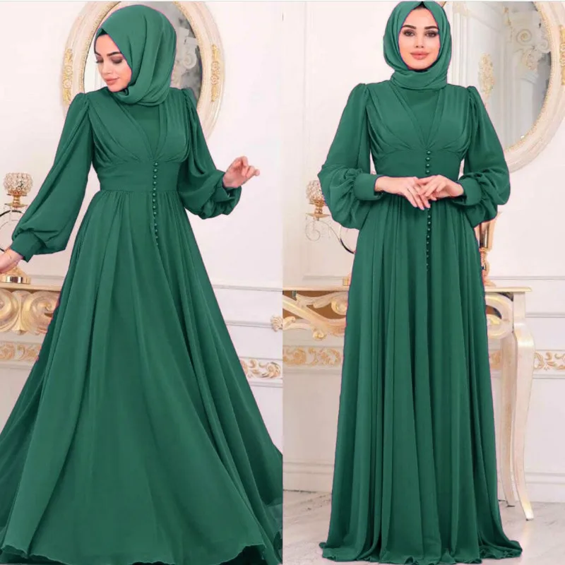 Women Muslim Dress Pakistani Dress Shalwar Kameez Chiffon Eid Mubarak Party Evening Long Dress Arabic Turkish Islamic Clothing