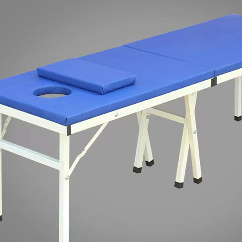 Складная черная салонная кровать портативная домашняя с ресницами для девочек