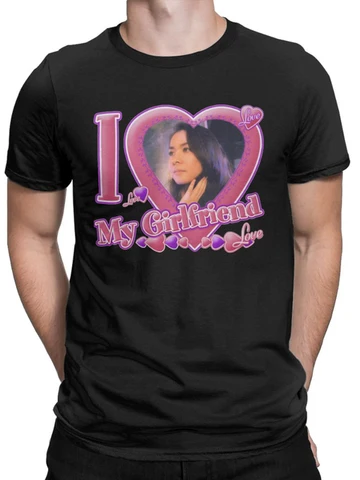 I Love My Girlfriend футболка на заказ I Heart My Girl Графические футболки рубашка для девушки парные Топы футболка подарок I Heart Shirt
