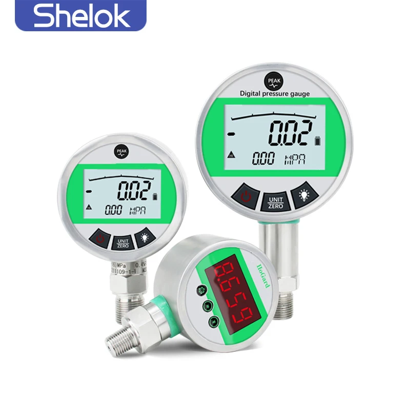 

Shelok 4-20mA Hart 475 Digital Manometer Natural Gas Pressure Gauge
