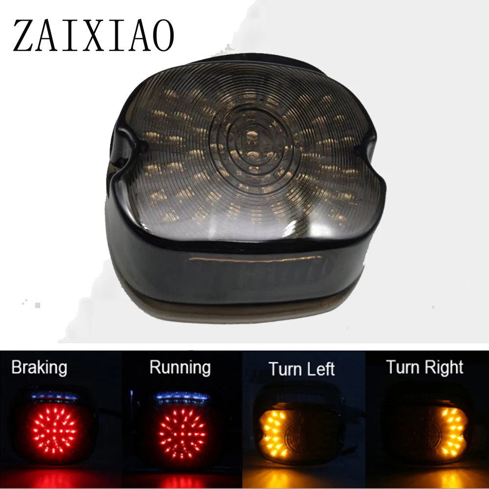 

LED Brake Tail Light License Plate Lamp Turn Signal License Plate Rear Light For Harley Sportster XL883 XL48