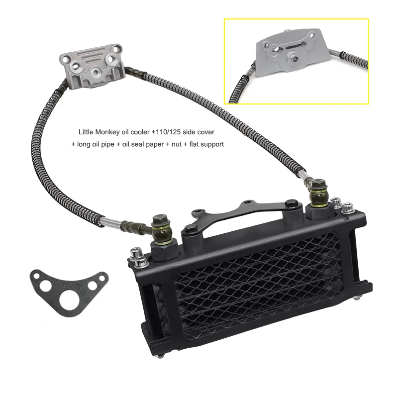 Kit Motorcycle Radiator With Hose Drain Sump Plug Cylinder H
