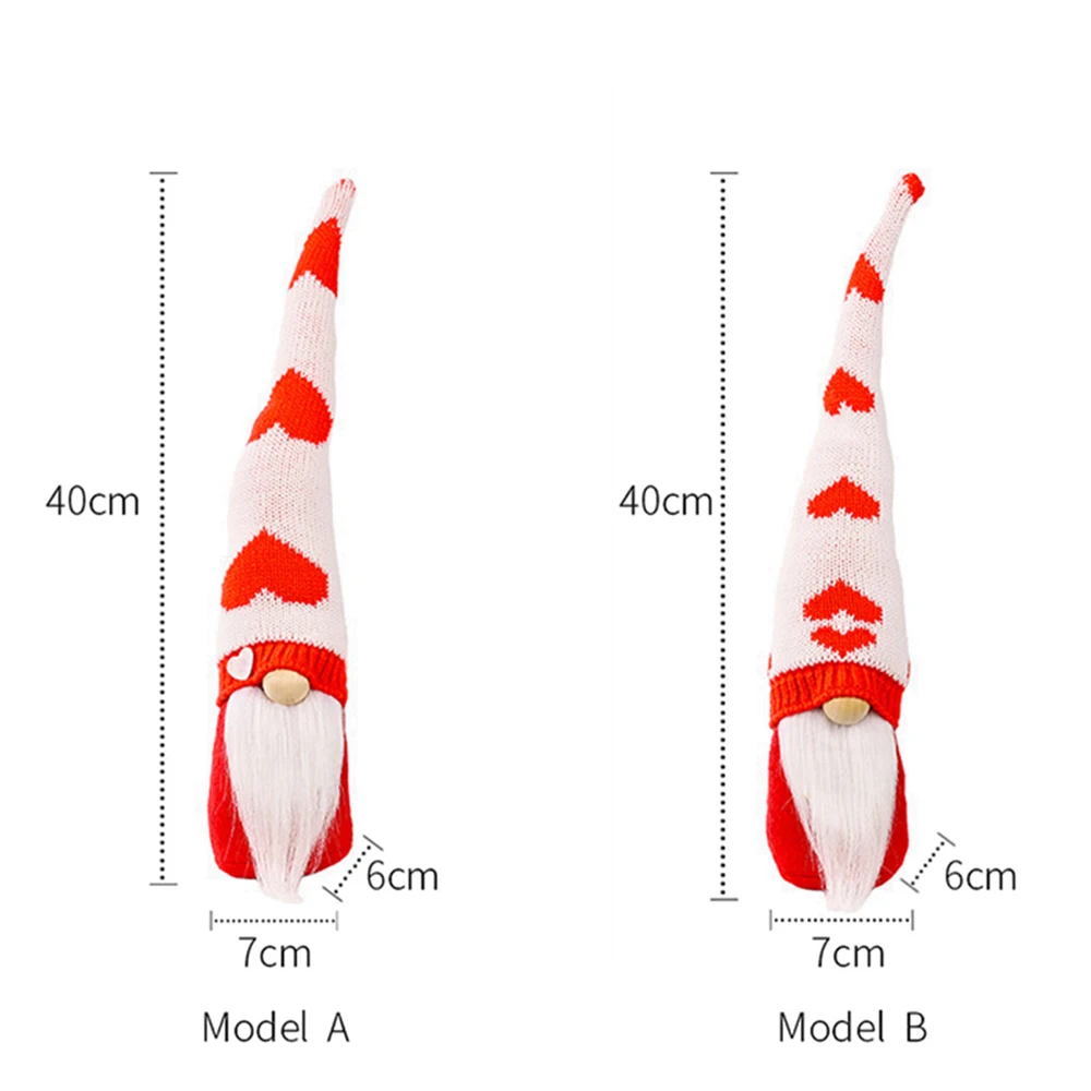 2 шт. кукла-гном в форме сердца украшения для пар подарки фермерского дома