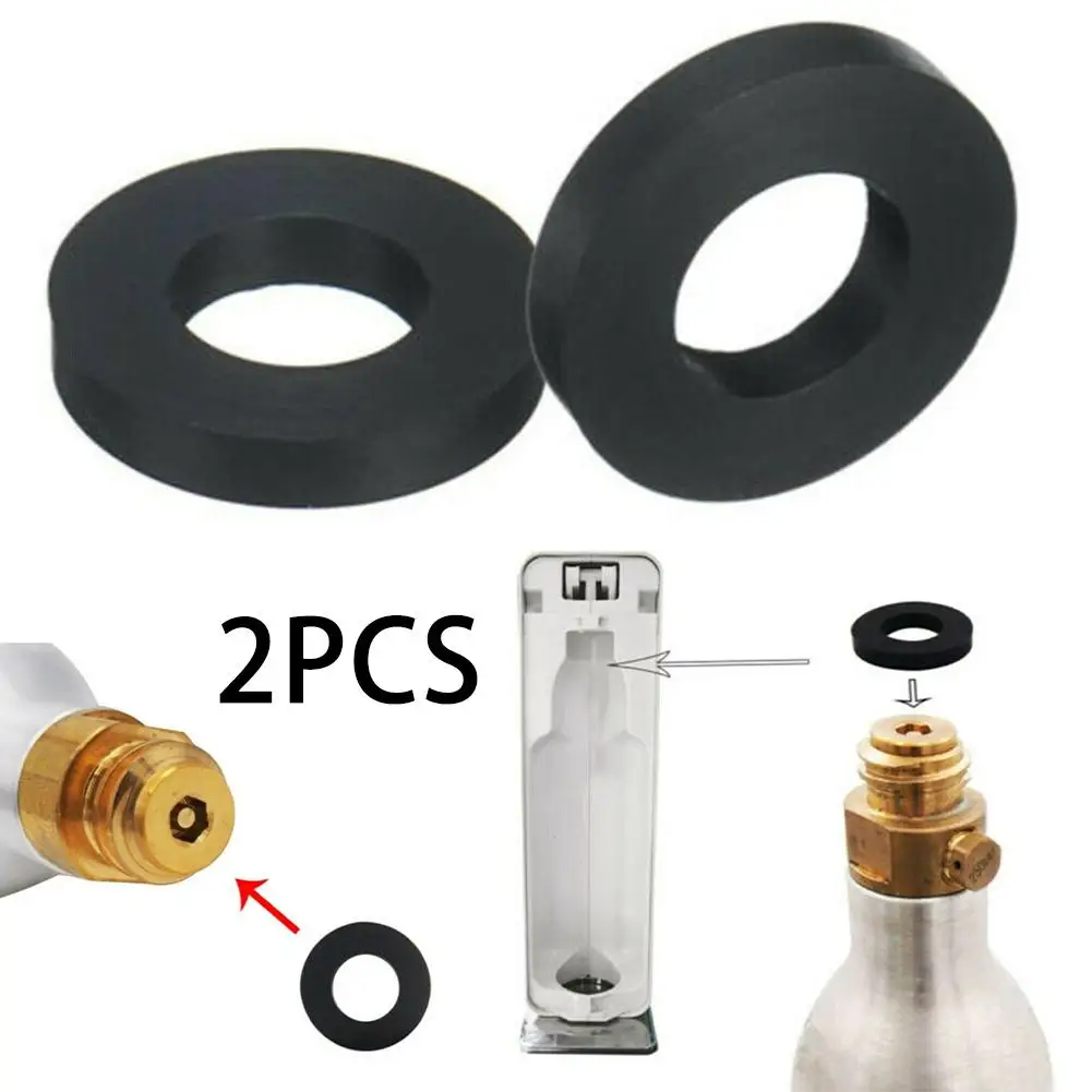 

2PCS Sealing Rings Seal Replacement For CO2 Bottle Soda Club Nozzle Repair Sealing Ring Home Nozzle Repair High Quality