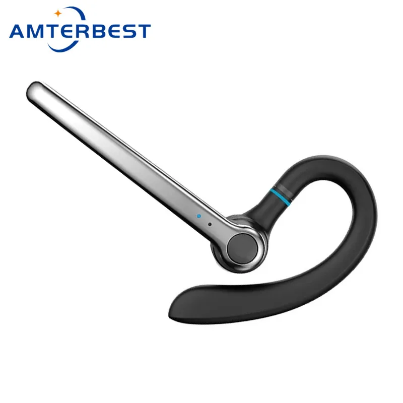 

Беспроводные Bluetooth-наушники AMTERBEST, стерео двойной микрофон, умные наушники с шумоподавлением, с ушным крючком, спортивная водонепроницаемая гарнитура