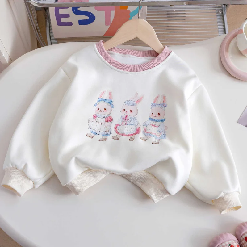 LYY-детская одежда свитер для девочек осень 2024 новый детский в западном стиле с