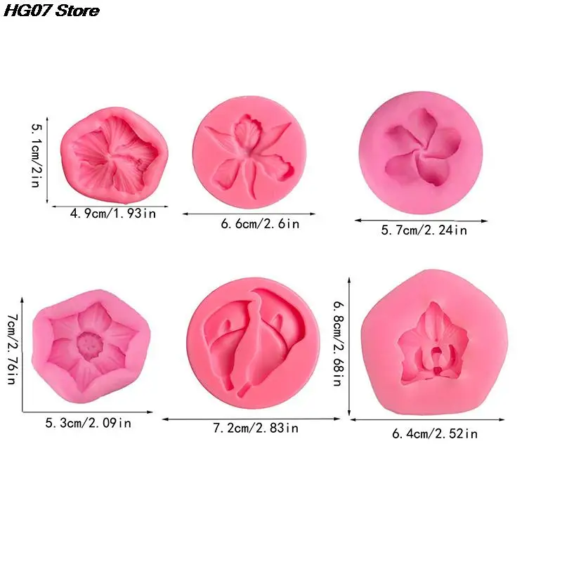 

1 шт., силиконовая форма «Орхидея»