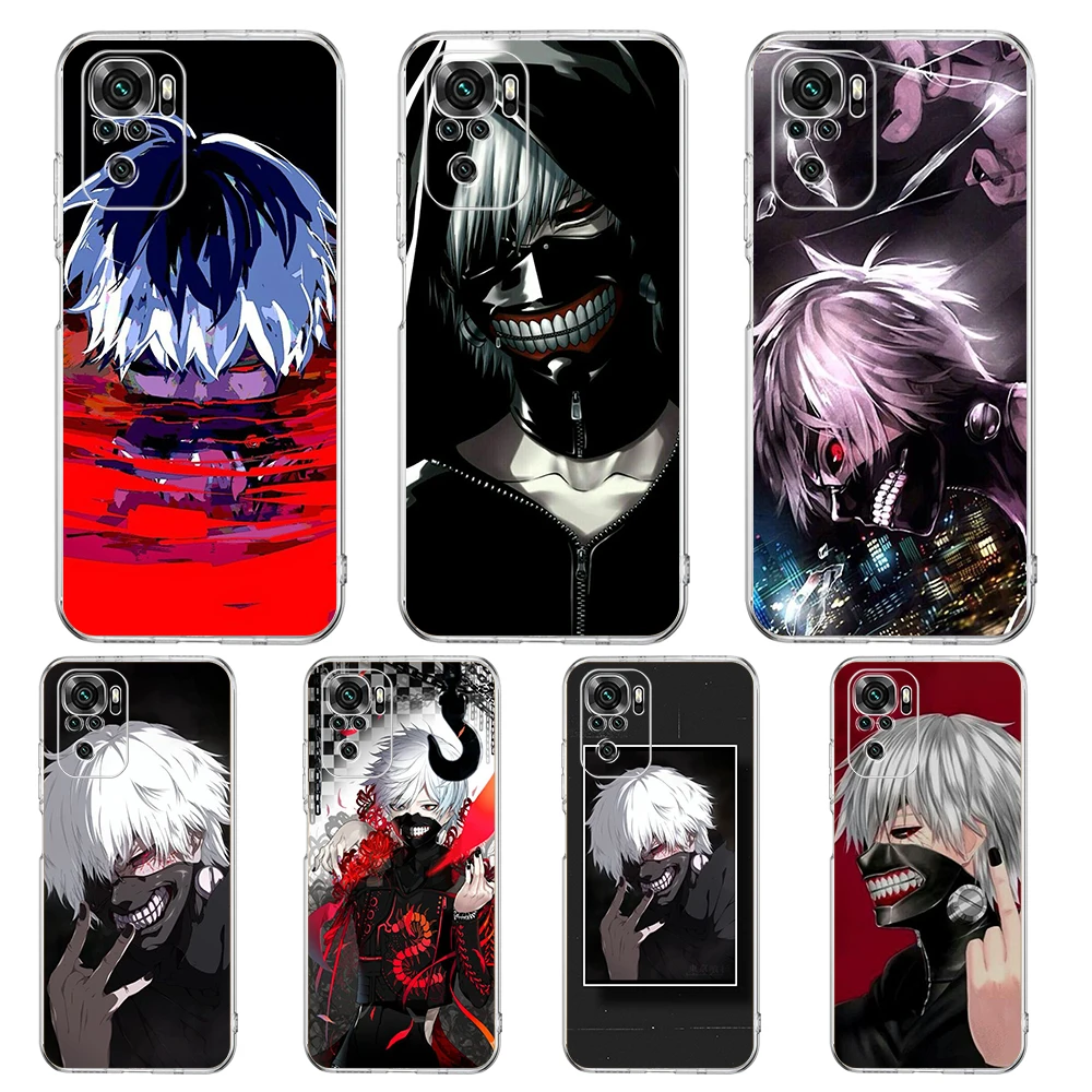 

Tokyo Ghoul Transparent Phone Case For Redmi K40 8A 9A 9C 7 8 8T 9 9S 10 Pro Gaming Note 11 11T 12T 10 Plus Luxury Shell Fundas