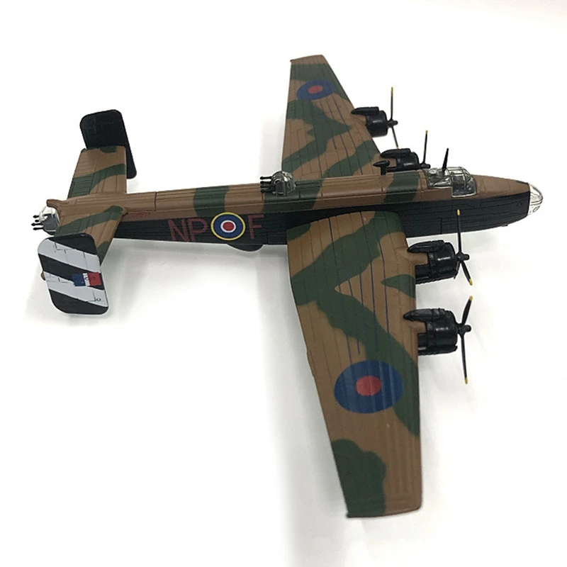 1/144 г. Handley Page Halifax B. Модель самолета с подставкой Mk III 1944 для украшения дома и офиса