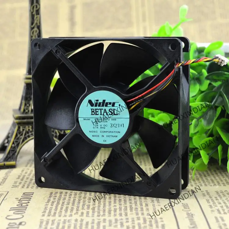 Новинка D09A-24PU 06B RH7-1526 24V 0.14A 9CM 9025 комплект для сборки охлаждающего вентилятора