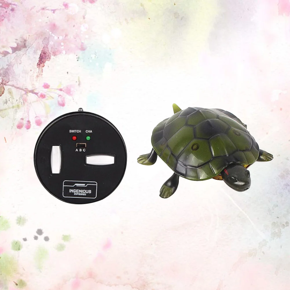 

1pc Electric RC Turtle Toy Simulation Walking Turtle Toy No (Green)