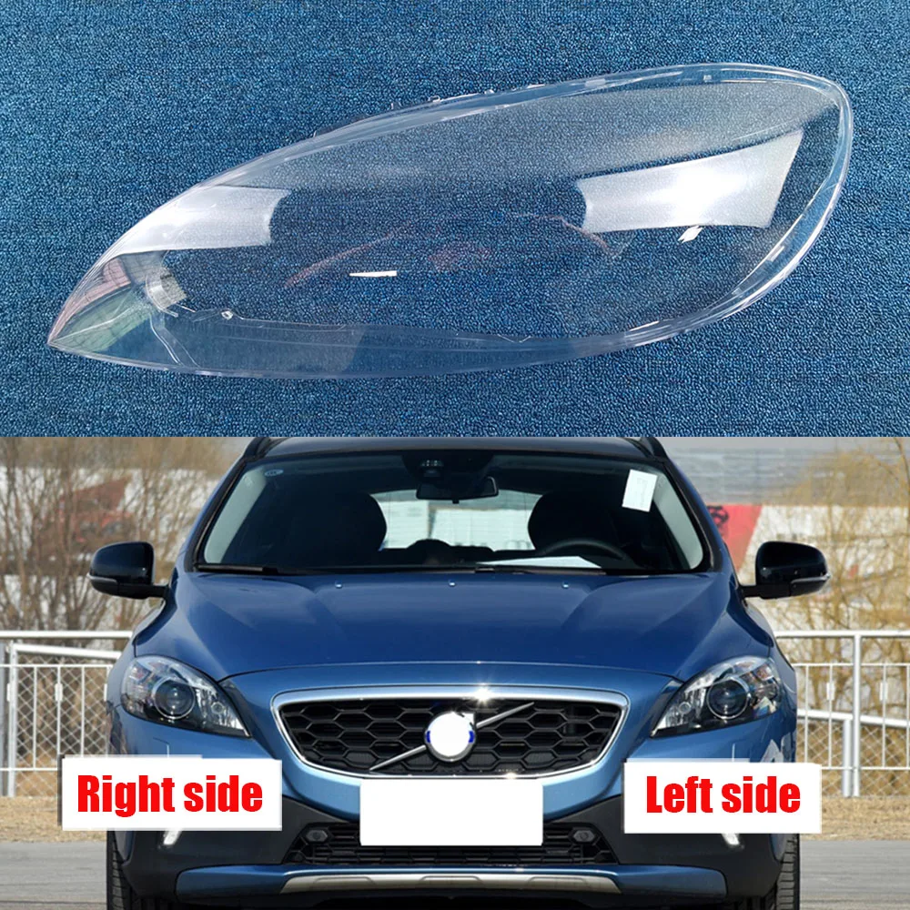 

For Volvo V40 2013-2019 Headlamp Cover Lampshade Headlight Shell Lens Plexiglass Replace The Original Lampshade