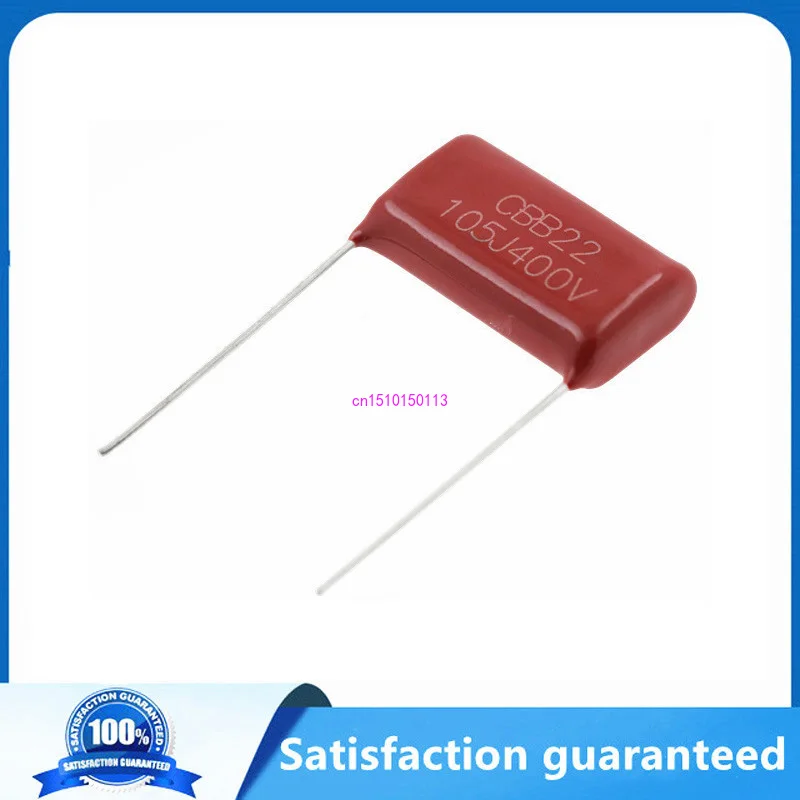

10 шт. 400V105 1 мкФ шаг 20 мм 400 в 105 1000NF CBB полипропиленовый пленочный конденсатор