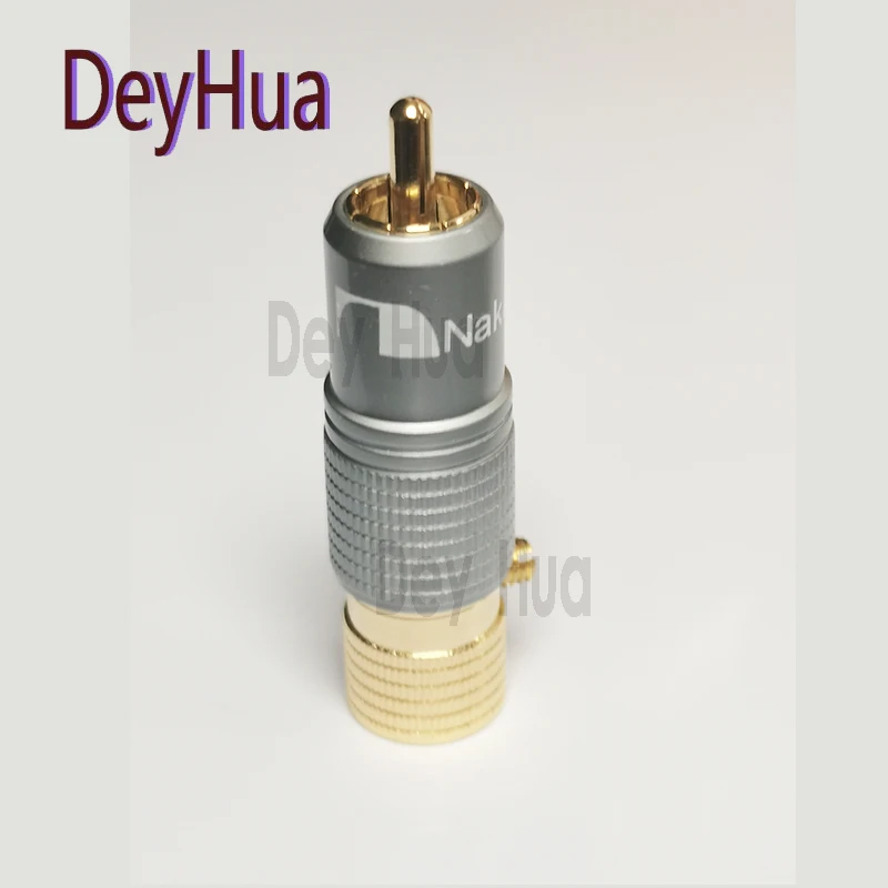 

Коаксиальный аудиокабель RCA, 2/10 шт., золотистый, медный