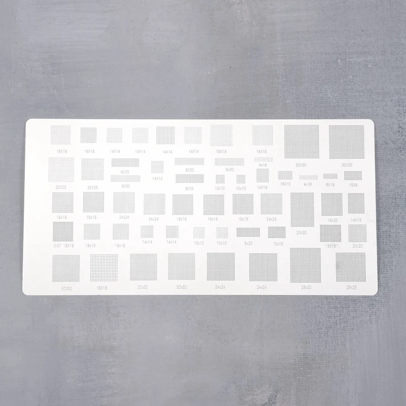 4 шт. Универсальный трафарет BGA для MTK MSM Samsung Huawei Xiaomi Ipad CPU RAM PM Power IC Reball Pin шаблон