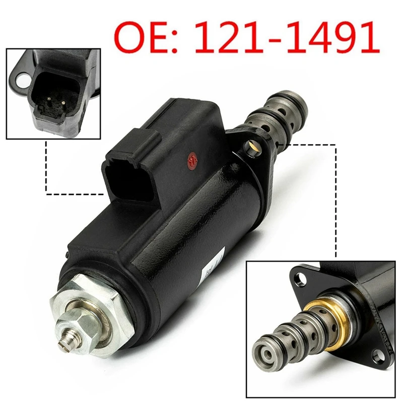 Экскаватор x 121-1491 для Caterpillar E320B/C/D 315C 325C 1211491 клапан электромагнитного поворотного