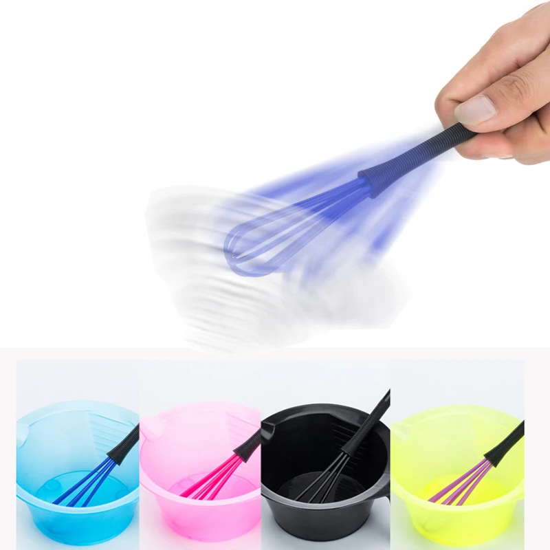 Mini Hair Color Mixer Barber Stirrer Blender Care Styling Tools Salon Hairdressing Dye Cream Whisk Make Up 1Pc at random - купить по