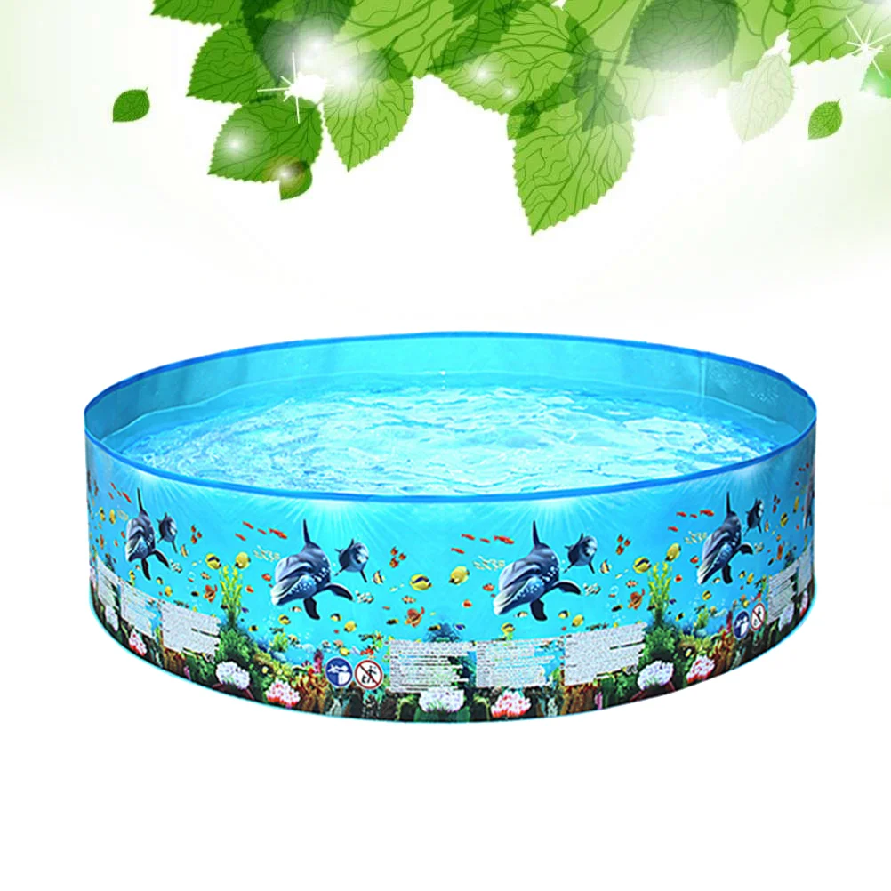 

Swimming Pool Cartoon Round Kiddie Pool Summer Outdoor Water Playing Toys Wading Pool Water Pool for Child Water guns for kids