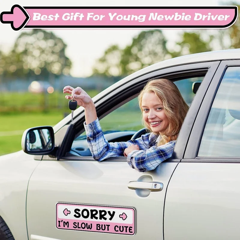 3 шт. Новые магнитные наклейки на автомобиль для водителя студенческие знаки
