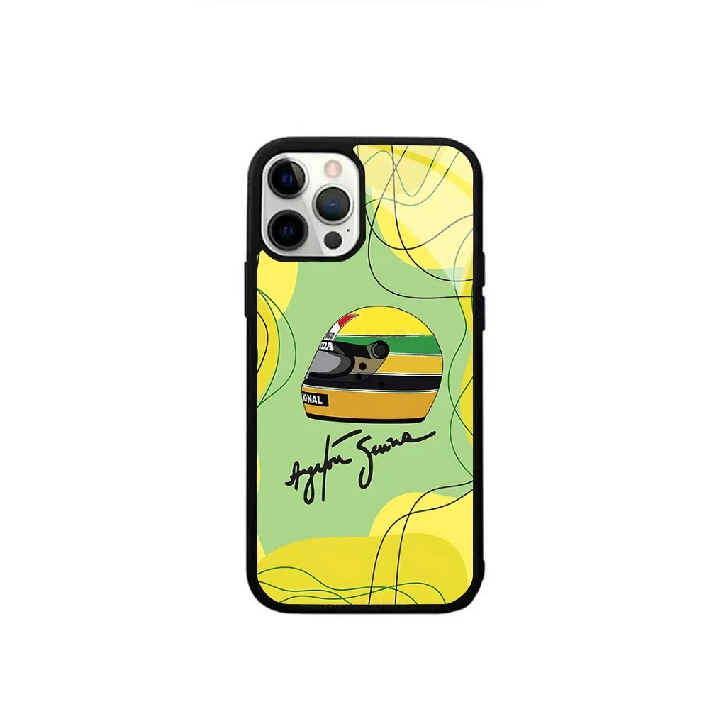 Айртон S-Senna H-Helmet F-F1 Чехол для телефона Magsafe Чехлы беспроводной зарядки IPhone 16 15 13 12