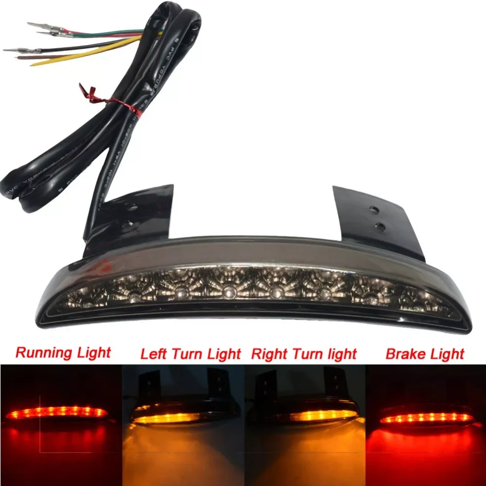 

NEW2023 Motorcycle Tail Light Lamps Turn signal Left right Rear Fender Edge Brake Taillight For Harley Touring Sportster XL 883