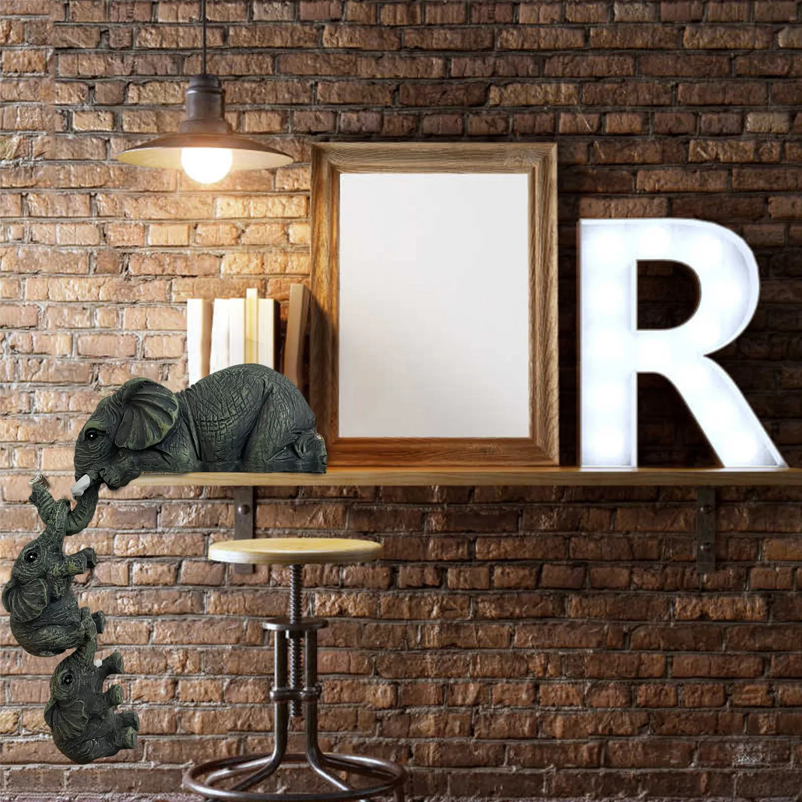 Очаровательный Набор Декора На Тему Слона Для Мамы Ручная Роспись Фигурки