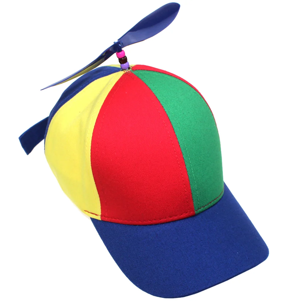 

Hat Baseball Propeller Hats Cap Rainbow Helicopter Dragonfly Sun Kids Caps Sports Silly Summer Beanie Novelty Colorful Visor